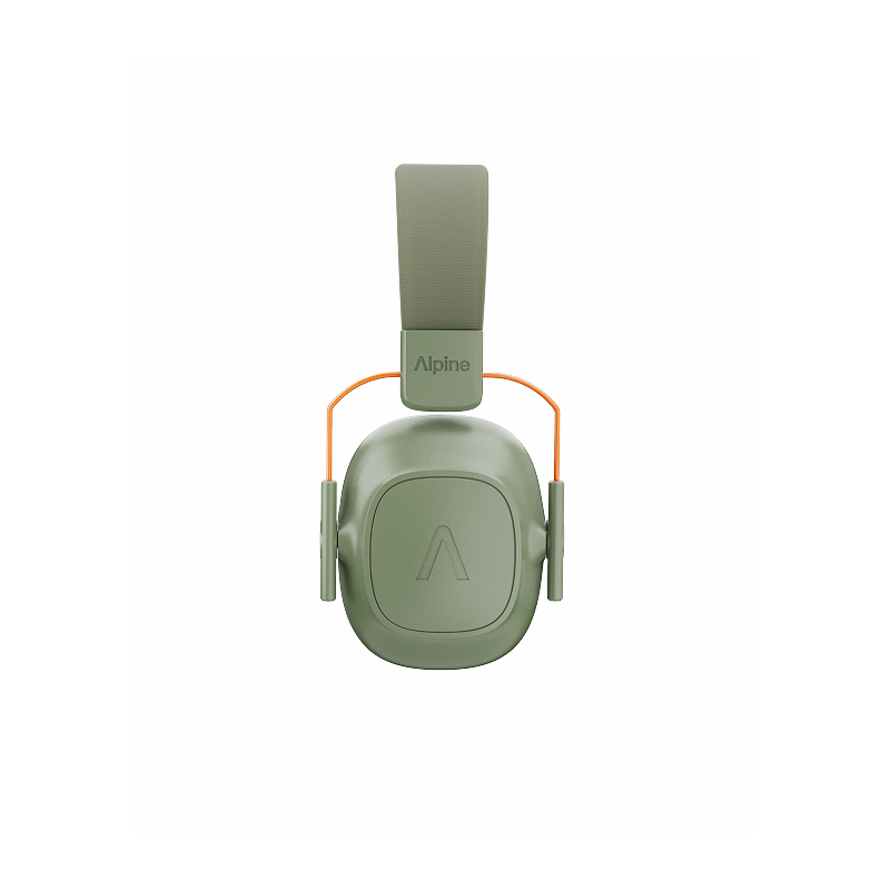 Alpine Muffy Kids Earmuffs Green for Hearing Protection and Focus — view 2