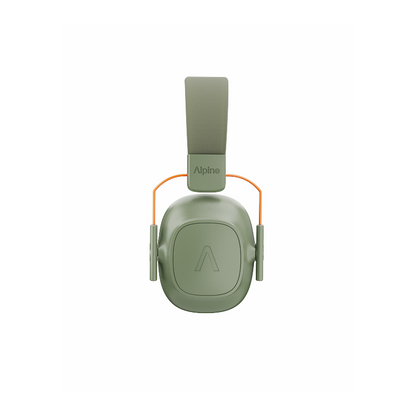 Alpine Muffy Kids Earmuffs Green for Hearing Protection and Focus — view 2