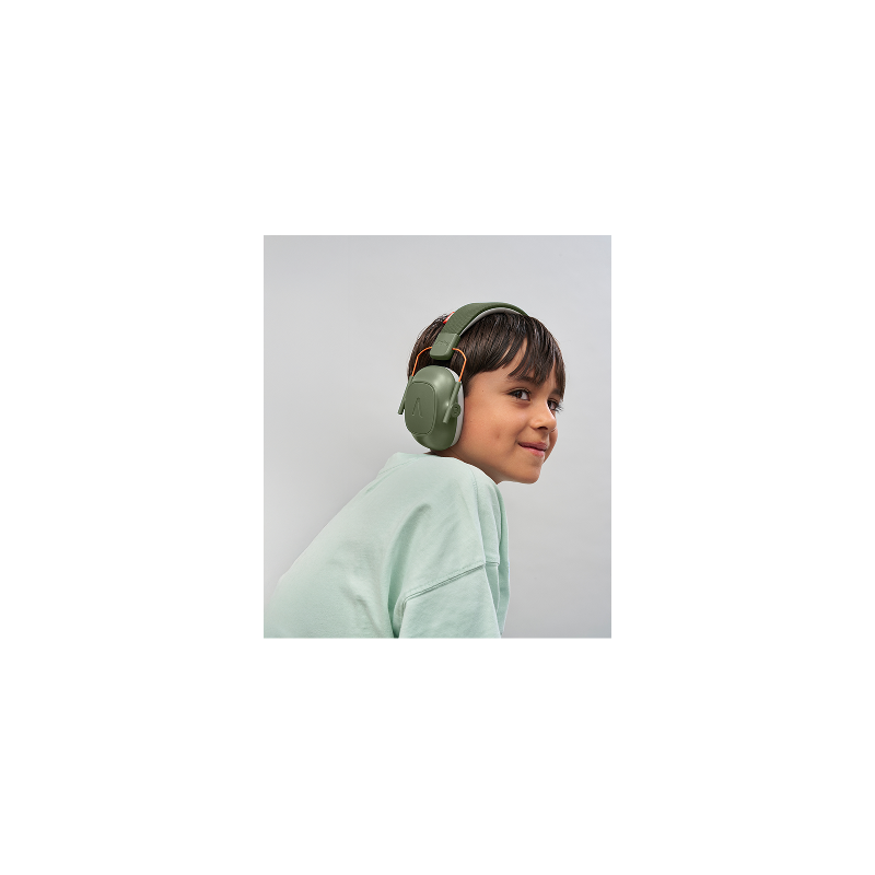 Alpine Muffy Kids Earmuffs Green for Hearing Protection and Focus — view 5