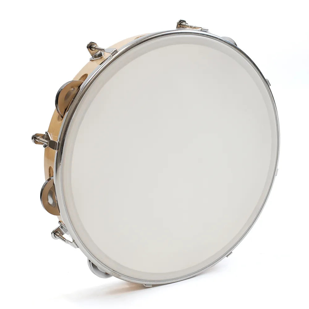 Tunable 10" Plastic Tambourine with 7 Jingles