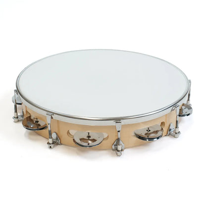 Tunable Plastic Tambourine 10" with 8 Jingles — view 2