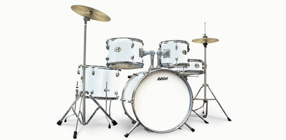 Ashton Joeydrum White Junior Drumkit