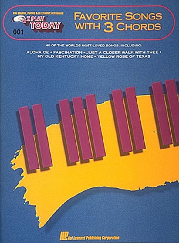 Favorite Songs with 3 Chords — E-Z Play Today No. 1 (Hal Leonard)
