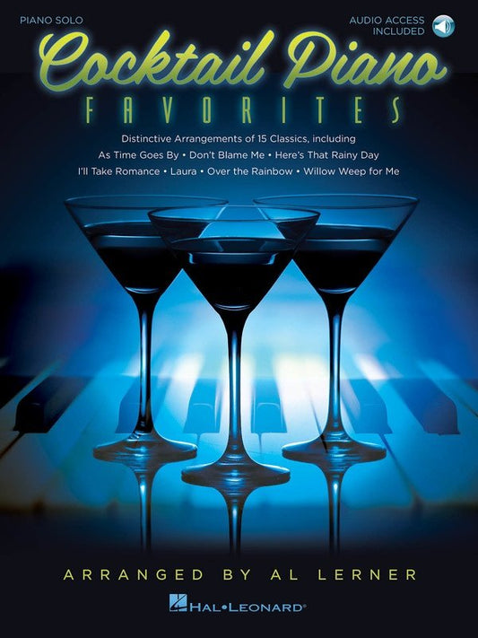 Cocktail Piano Favorites — Piano Solo — Book/CD (Hal Leonard)