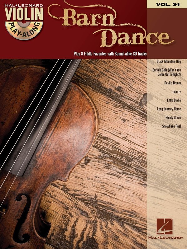Barn Dance — Violin Play-Along Vol. 34 — Book/CD (Hal Leonard)