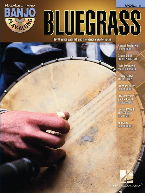 Bluegrass Banjo Play Along Book/CD V1