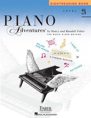Piano Adventures Level 2A Sightreading Book by Faber - 94 Pages