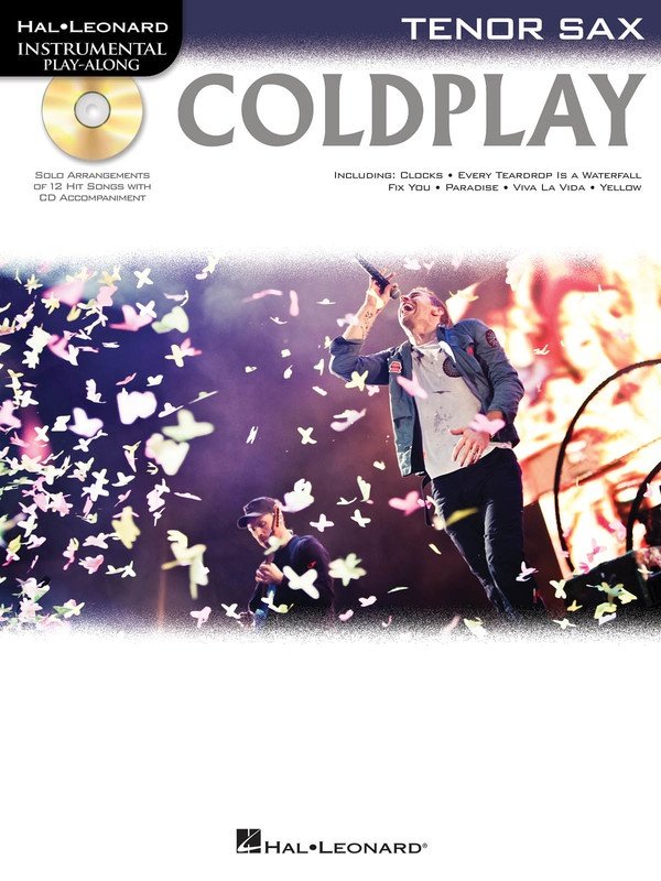 Coldplay Play-Along for Tenor Sax — Book/CD (Hal Leonard)