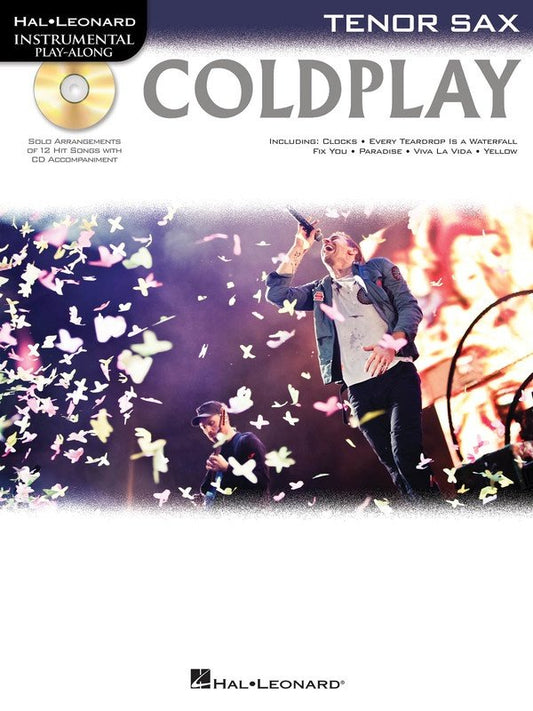 Coldplay Play-Along for Tenor Sax — Book/CD (Hal Leonard)