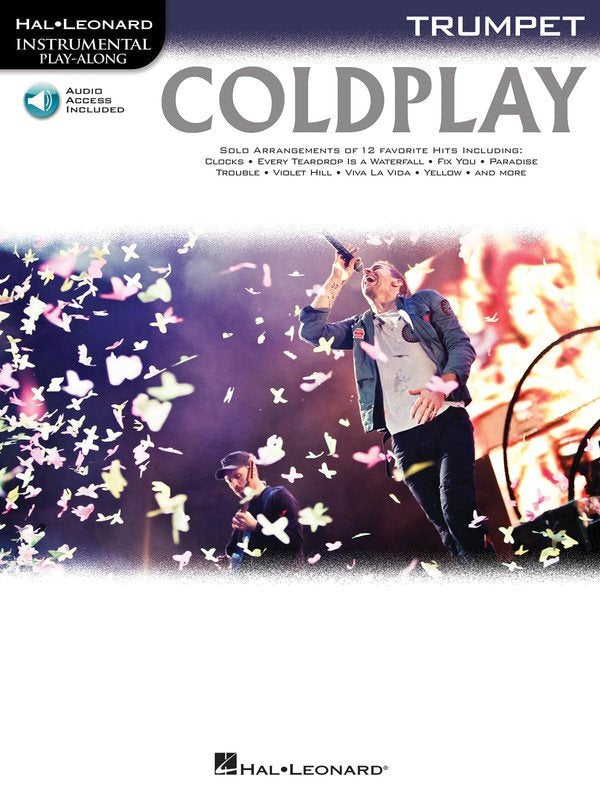 Coldplay Play-Along for Trumpet — Book/CD (Hal Leonard)