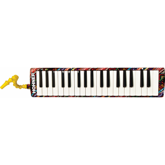 Hohner 9445/37 Airboard 37 Melodica with Aztec Pattern and Ergonomic Mouthpiece