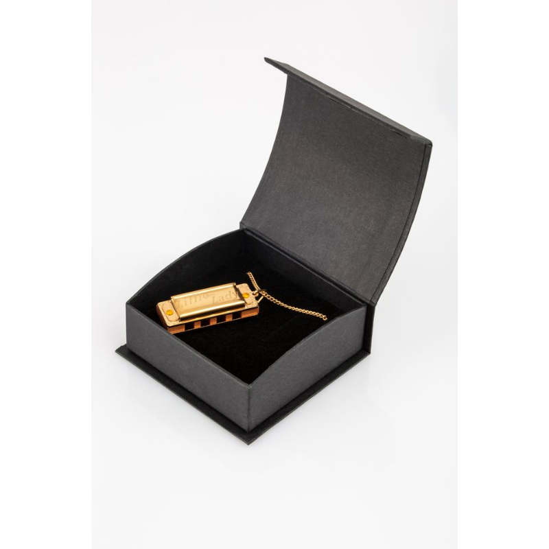 Hohner Little Lady Gold Plated Harmonica with Necklace — view 2
