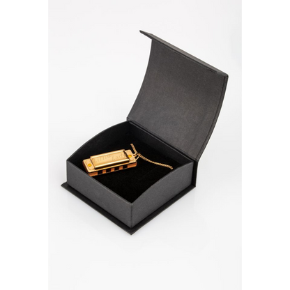 Hohner Little Lady Gold Plated Harmonica with Necklace — view 2