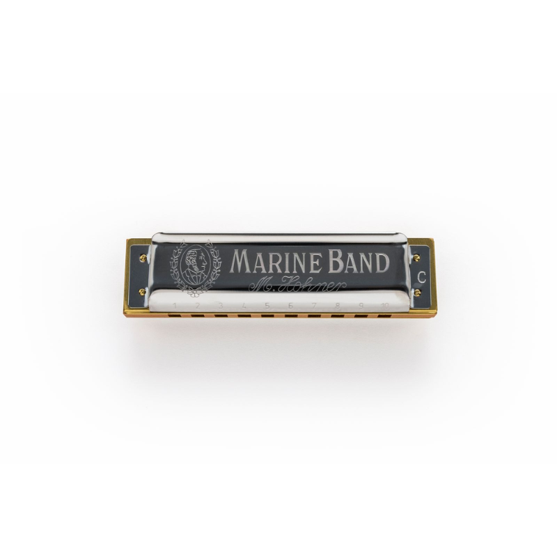 Hohner Marine Band 1896 Eb-Major Harmonica — view 4