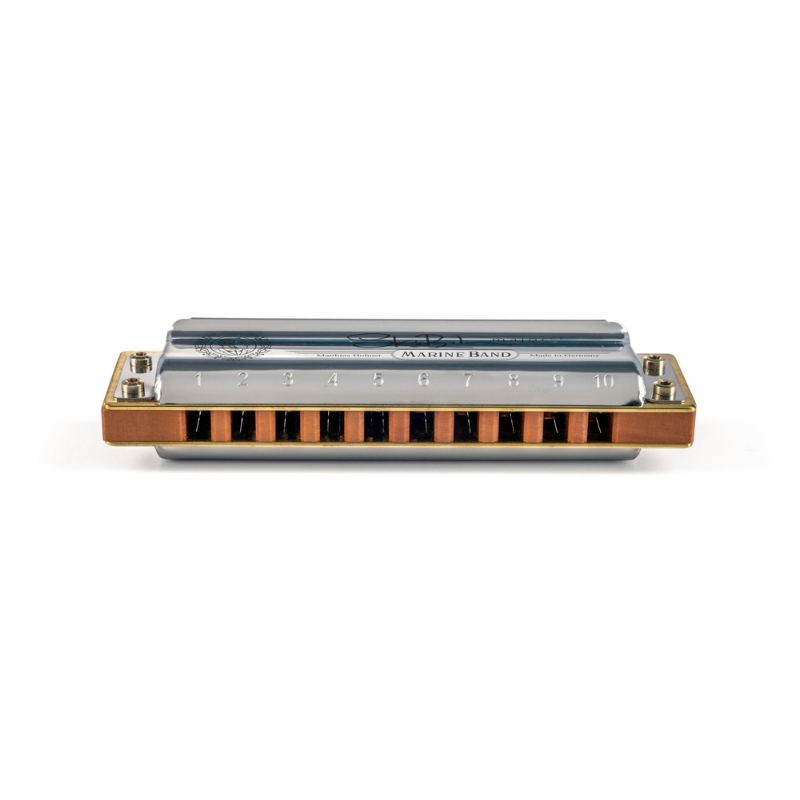 Hohner Marine Band Deluxe F-Major Harmonica — view 2