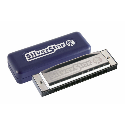 Hohner Silver Star Small Box D-Major Harmonica — view 3