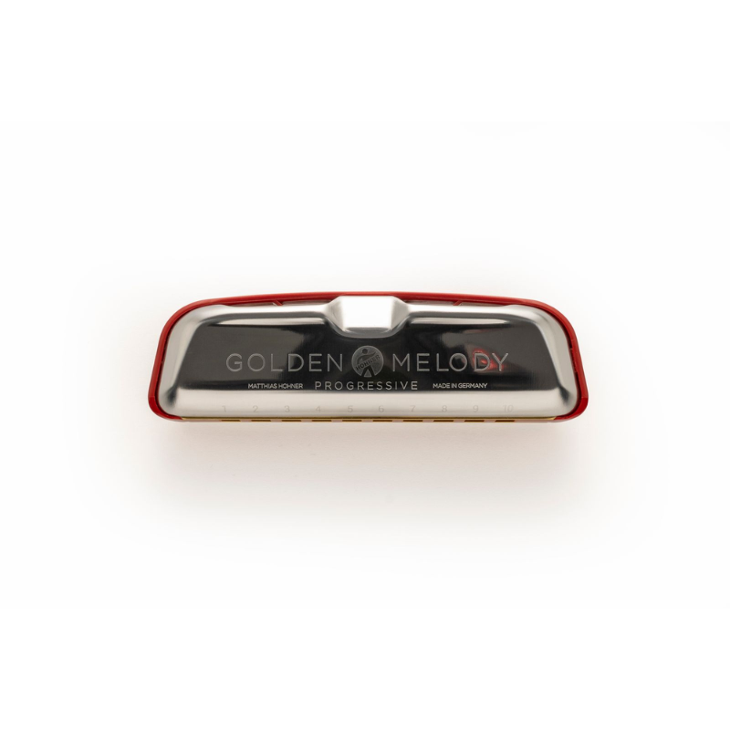 Hohner Golden Melody Progressive A-Major Harmonica — view 5