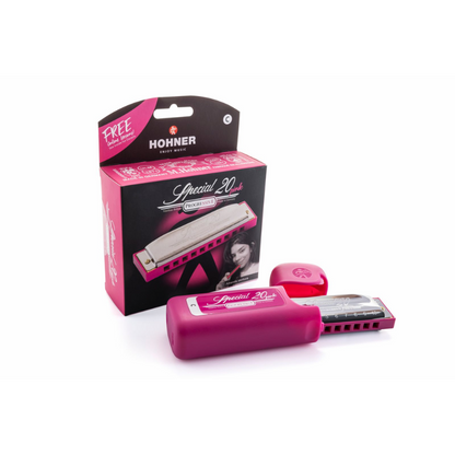 Hohner Special 20 C-Major Pink Harmonica — view 2