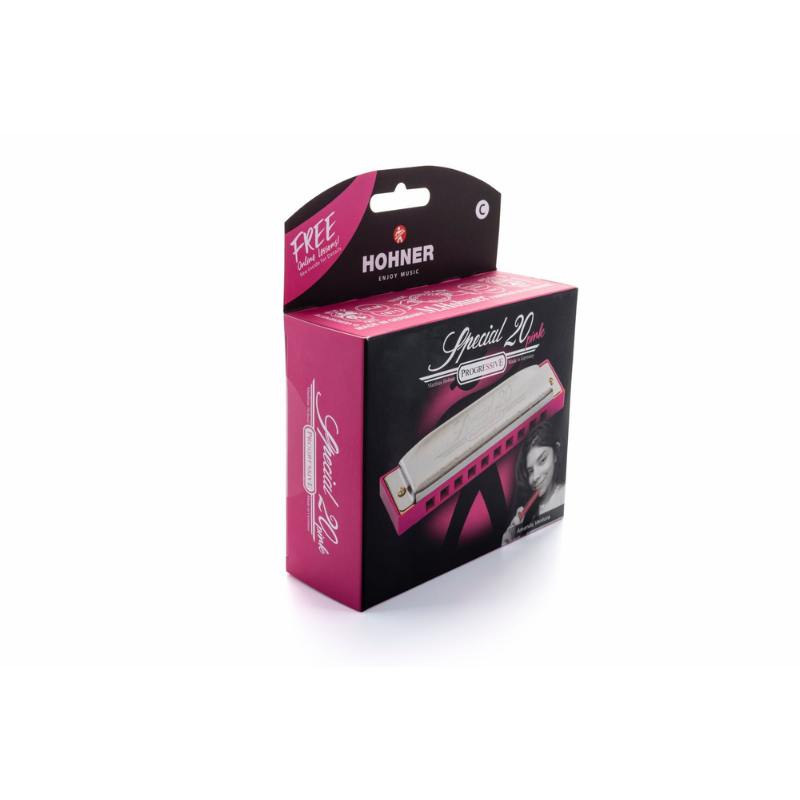 Hohner Special 20 C-Major Pink Harmonica — view 4