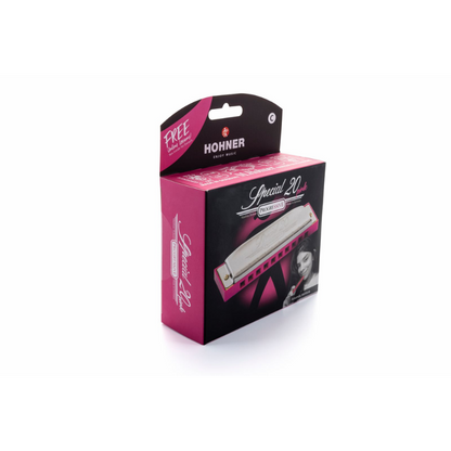 Hohner Special 20 C-Major Pink Harmonica — view 4