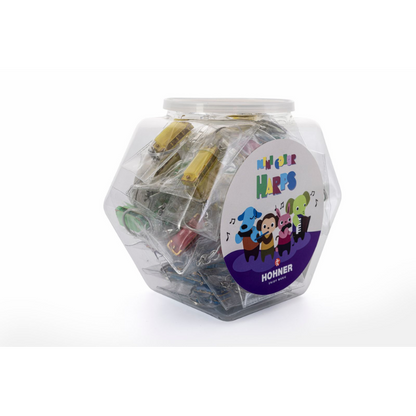 Hohner Color Mini Harmonica in Candy Box - Portable Diatonic Octave Necklace