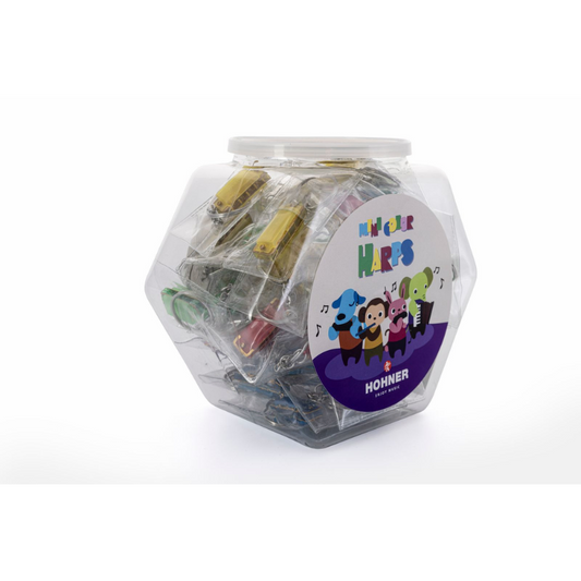 Hohner Color Mini Harmonica with Candy-Box, Portable Diatonic Octave Necklace