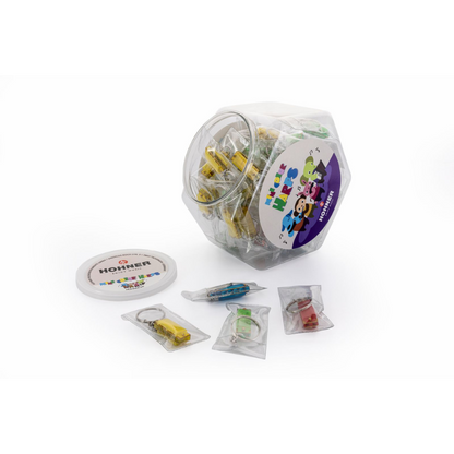 Hohner Color Mini Harmonica in Candy Box - Portable Diatonic Octave Necklace — view 3