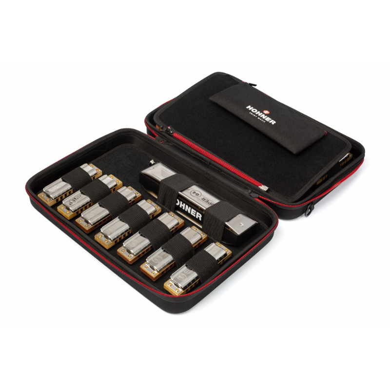 Hohner FlexCase L Harmonica Briefcase with Removable Tool Bag and Straps — view 3