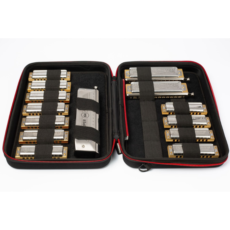 Hohner FlexCase L Harmonica Briefcase with Removable Tool Bag and Straps — view 5
