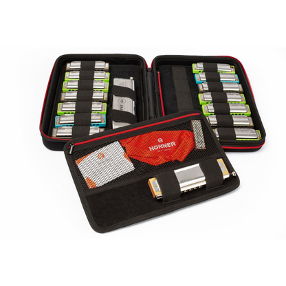 Hohner FlexCase L Harmonica Briefcase with Removable Tool Bag and Straps — view 4