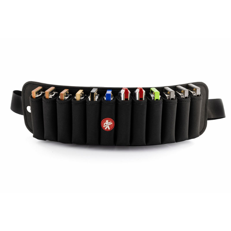 Hohner FlexBelt for Diatonic Harmonicas - Holds 12 Harmonicas, Adjustable and Comfortable