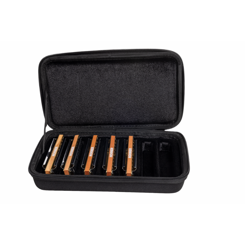 Hohner Marine Band 1896 Harmonica 5-Pack in C, D, E, G, A Major — view 3