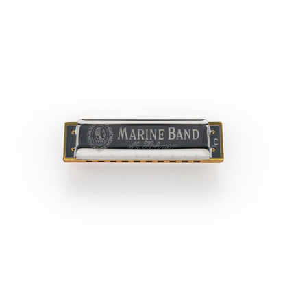 Hohner Marine Band 1896 E-Natural Minor Harmonica — view 4