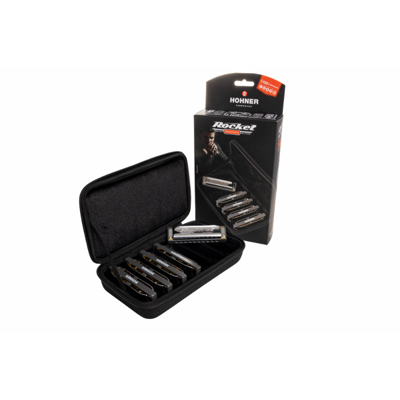 Hohner Rocket Harmonica 5-Pack in C, G, A, D, BB-Major — view 2