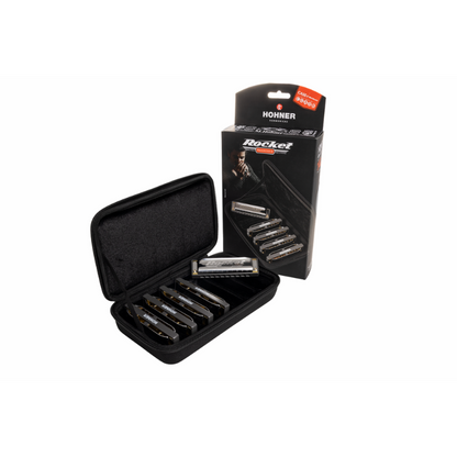 Hohner Rocket Harmonica 5-Pack in C, G, A, D, BB-Major — view 2