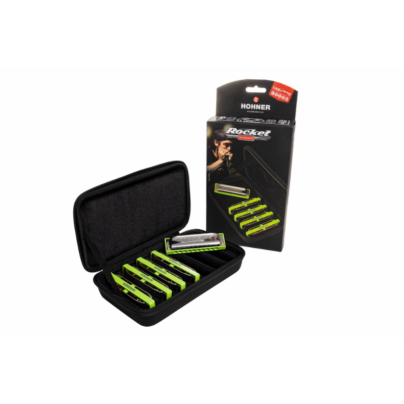Hohner Rocket Amp 5-Pack C G A D Bb-Major Harmonica — view 2