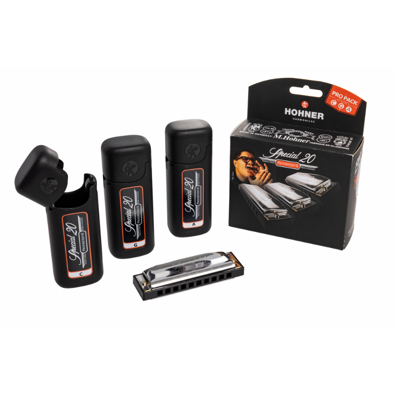Hohner Special 20 ProPack Harmonica Set in C, G, A Major — view 2