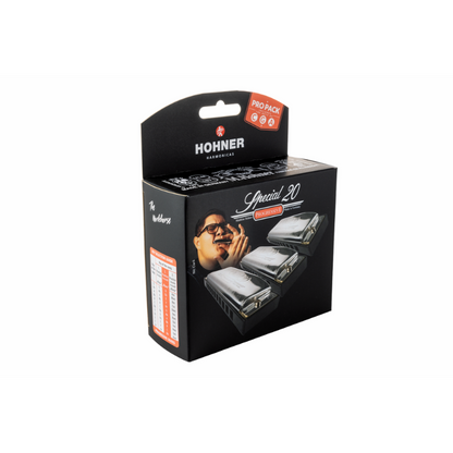 Hohner Special 20 ProPack Harmonica Set in C, G, A Major