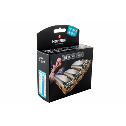 Hohner Blues Harp ProPack Harmonica Set in C, G, A Major