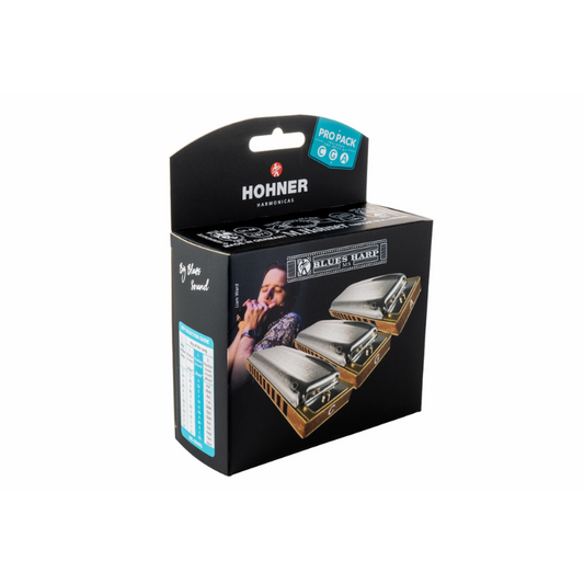 Hohner Blues Harp ProPack Harmonica Set in C, G, A Major