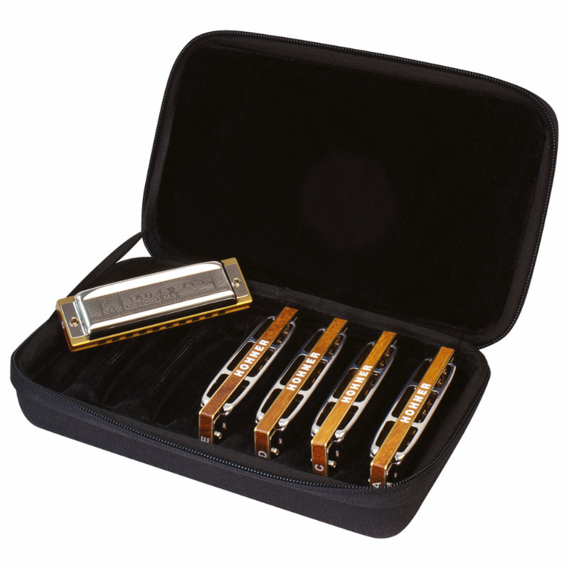 Hohner Blues Harp 5-Pack in C, D, E, G, A Major Harmonica Set — view 4