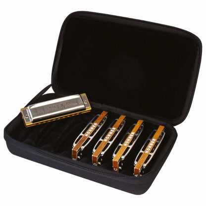 Hohner Blues Harp 5-Pack in C, D, E, G, A Major Harmonica Set — view 4