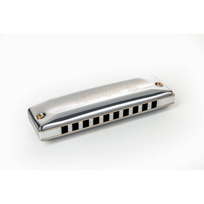 Hohner Meisterklasse C-Major Harmonica with Chrome Plated Covers and Anodized Aluminium Comb
