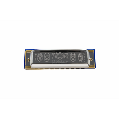 Hohner Jean Jacques Milteau C-Major Harmonica - Trans Blue — view 4