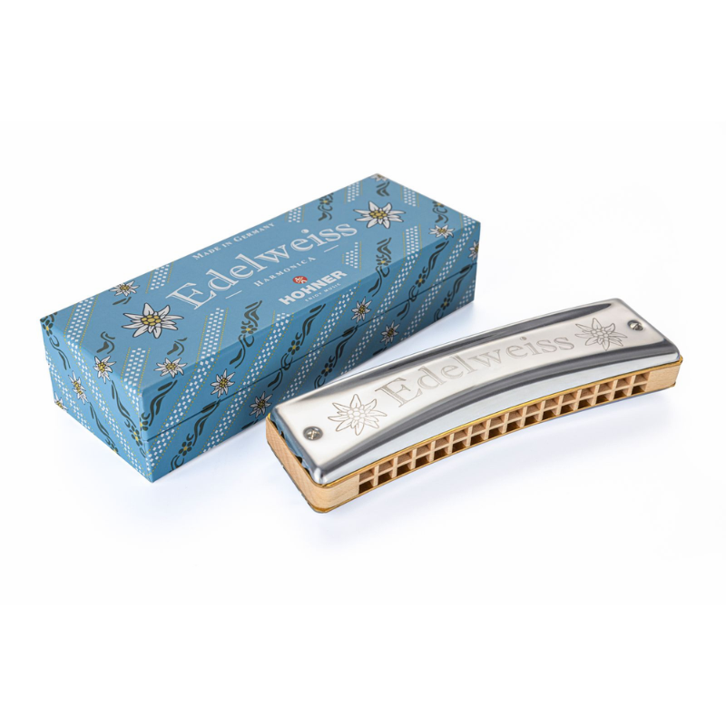 Hohner Edelweiß 32 C Harmonica — view 3