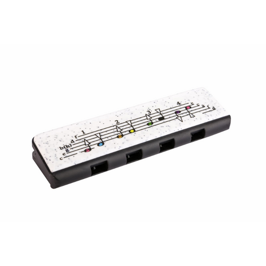 Hohner Speedy Diatonic Beginner Harmonica - Black/White