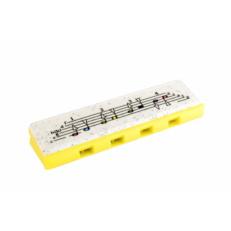 Hohner Speedy Yellow/Green Diatonic Harmonicas for Beginners