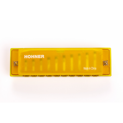 Hohner Translucent Diatonic Harmonica C Yellow — view 2