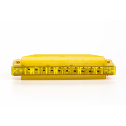 Hohner Translucent Diatonic Harmonica C Yellow — view 3