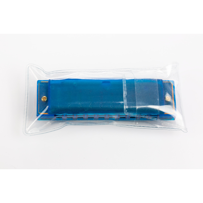 Hohner Translucent Diatonic Harmonica C Blue — view 4